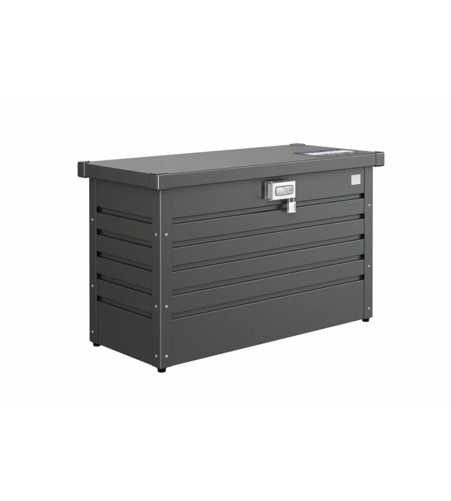 Baule postale per pacchi impermeabile biohort "paket-box 100" in acciaio zincato grigio scuro metallizzato 195 lt 101x46x61 cm - cod. 65910